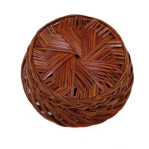Wicker Basket Handwoven Rattan aesthetic appeal Sturdy Strong Long Lasting Use - Picture 5 of 6